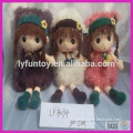 OEM Soft Plush Baby Doll With Hair For Promotional